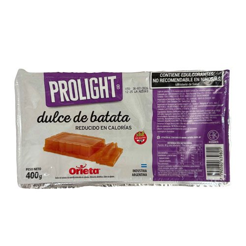 Dulce de Batata sin azúcar x 400 grs.