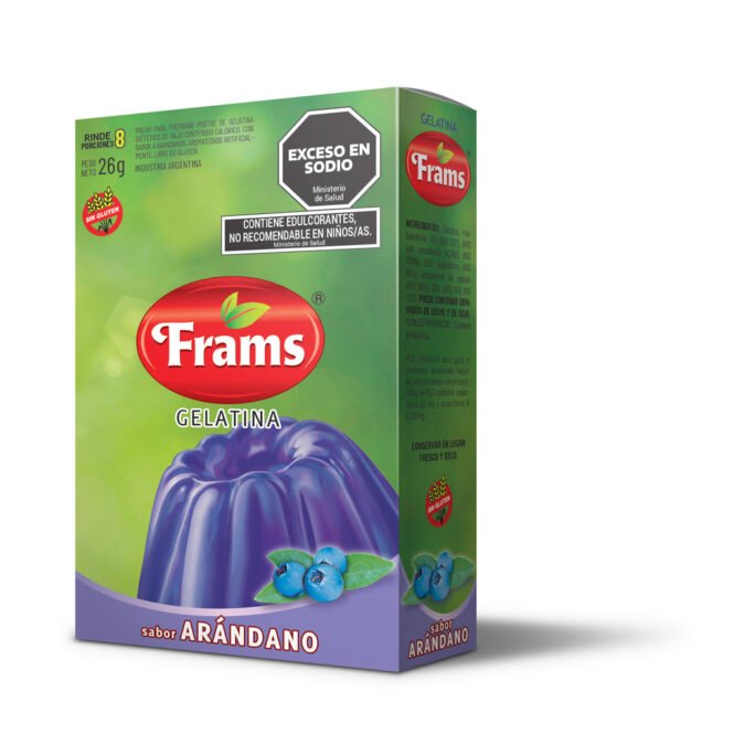 Gelatina Arándano x 26 grs