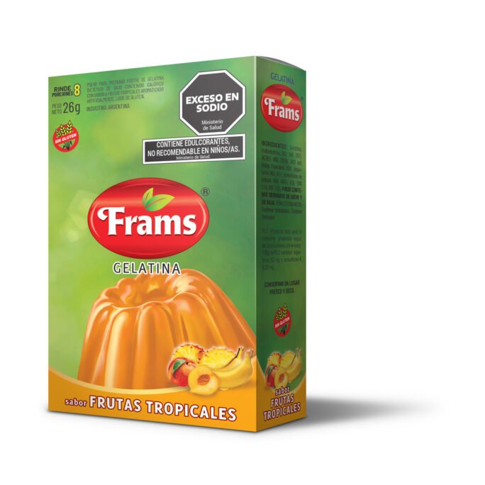 Gelatina Frutas Tropicales x 26 grs