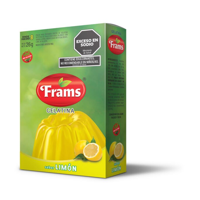 Gelatina Limón x 26 grs
