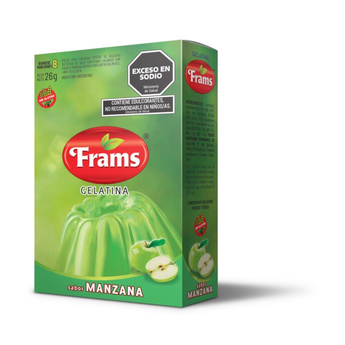 Gelatina Manzana x 26 grs