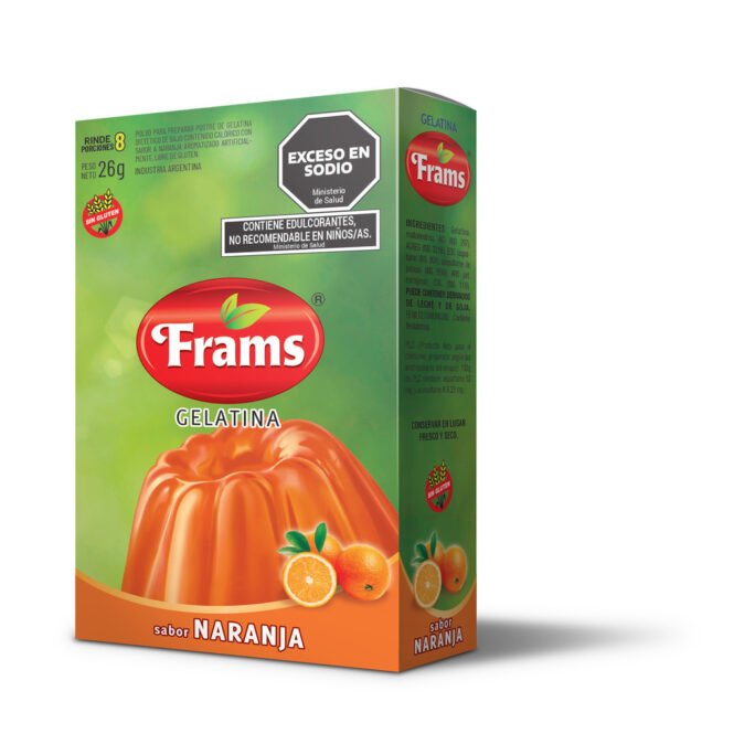 Gelatina Naranja x 26 grs