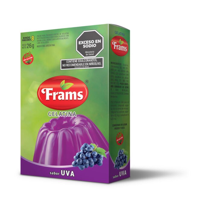 Gelatina Uva x 26 grs