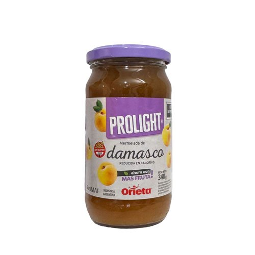 Mermelada Damasco SIN AZÚCAR x 340 grs.