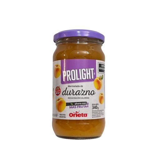 Mermelada Durazno SIN AZÚCAR x 340 grs.