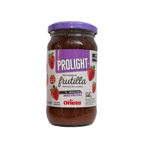 Mermelada Frutilla SIN AZÚCAR x 340 grs.