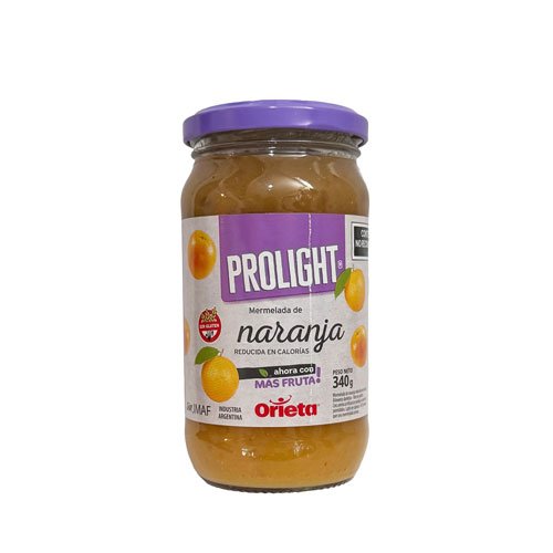 Mermelada Naranja SIN AZÚCAR x 340 grs.