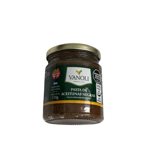 Pasta de Aceitunas Negras FRASCO x 170 grs.