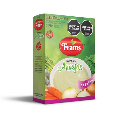 Sopa Arvejas (5x10 gr) x 50 grs