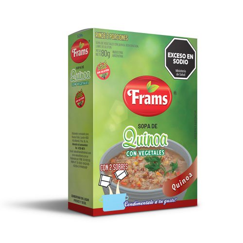 Sopa Quinoa c/vegetales-2 porc. x 80 grs
