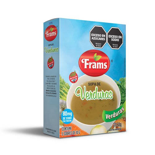 Sopa Verdura S/Sal (5x10 gr) x 50 grs
