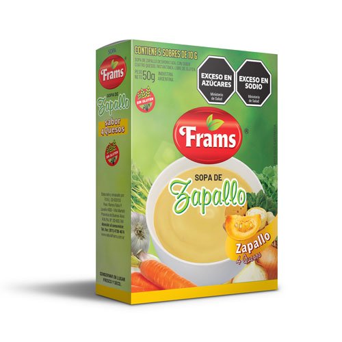 Sopa Zap. 4 Quesos (5x10 gr) x 50 grs