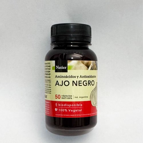 Ajo Negro x 50 caps.