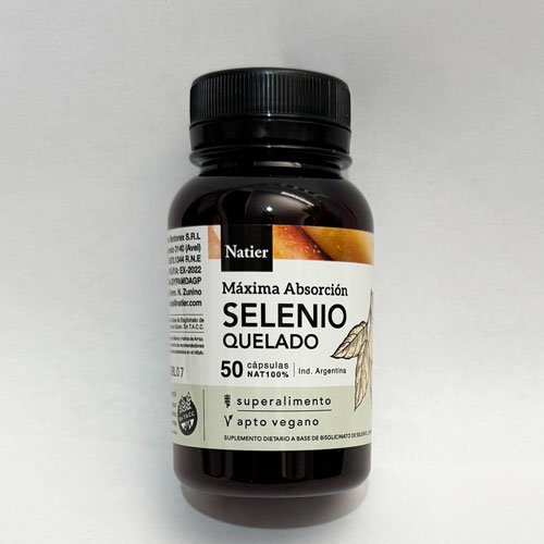 Selenio Quelado x 50 caps.