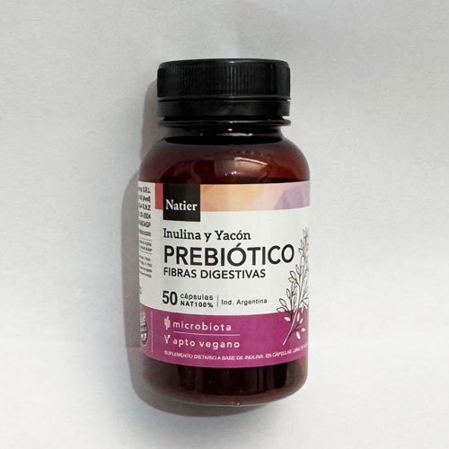 Prebiotico Inulina y Yacon x 50 caps.