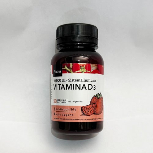 Vitamina D3 x 50 caps.