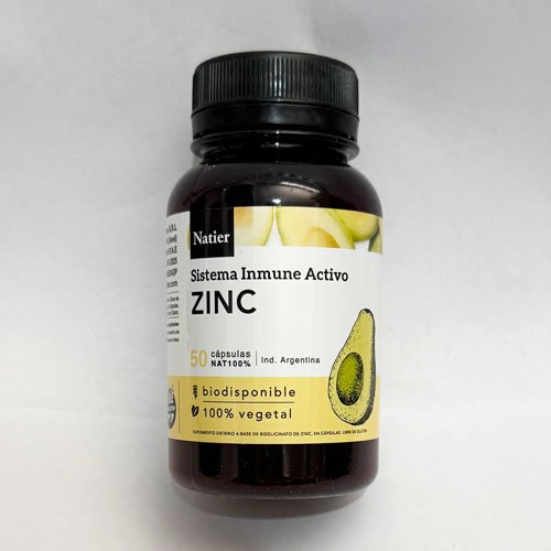 Zinc Concentrado x 50 caps.