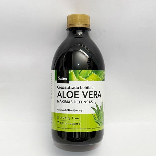 Aloe Vera Jugo 100% Natural x 500 cm3