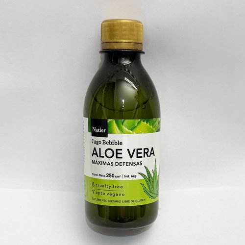 Aloe Vera Jugo 100% Natural x 250 cm3