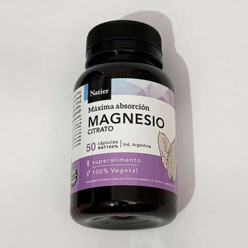 Magnesio Citrato x 50 caps.
