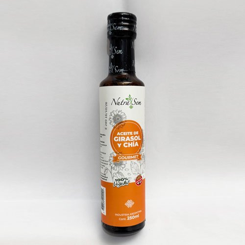 Aceite de Girasol y Chía x 250 cc.
