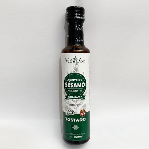 Aceite de Sésamo Tostado Gourmet x 250 cc.