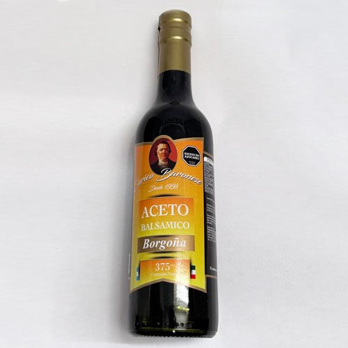 Aceto  Balsámico Borgoña VIDRIO x 375 cc.