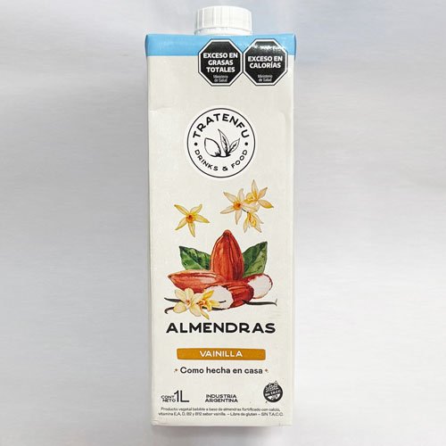 Beb. Almendras - Sabor Vainilla S/AZUCAR ADIC. x 1 litro