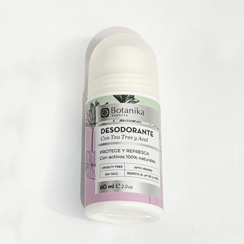 Desodorante Roll On Acai y Tea Tree x 60 ml