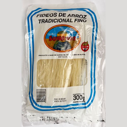 Fideos de Arroz Tradicional Finos x 300 grs.