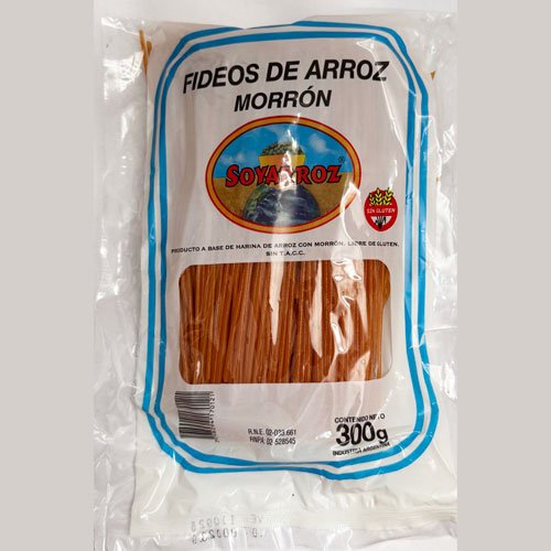 Fideos de Arroz Morrón x 300 grs.
