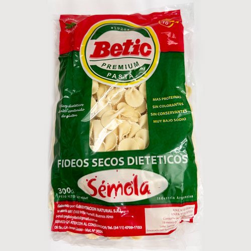 Moñitos Diet Semola x 300 grs.
