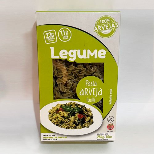 Fusilli de Arvejas x 284 grs.