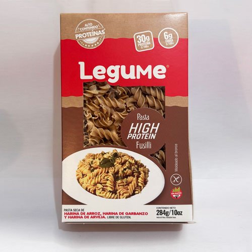 Fusilli High Protein (arroz, garbanzos y lentejas) x 284 grs.