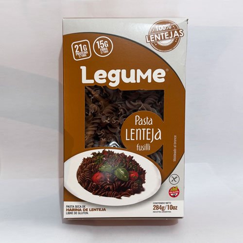 Fusilli de Lentejas x 284 grs.