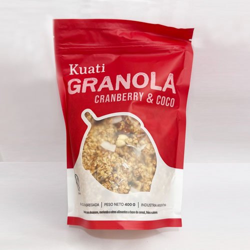 Granola Cranberry & Coco (doypack) x 400 grs.