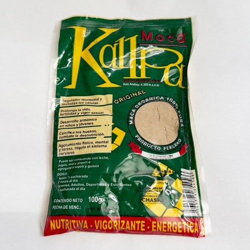 Maca Orgánica 100 % pura x 100 grs.