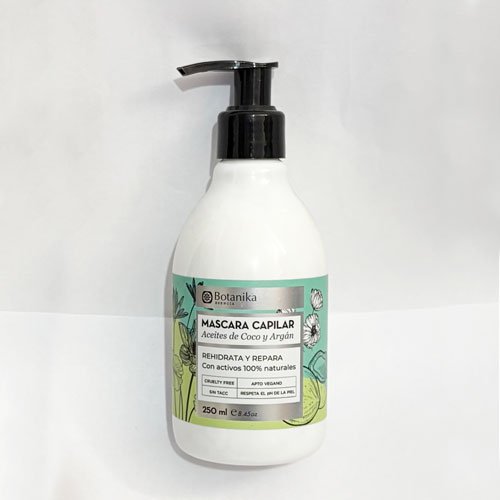 Máscara Capilar Coco + Argan x 250 ml.