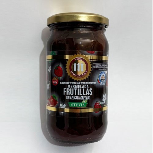 Mermelada de Frutilla c/ Stevia x 360 grs.