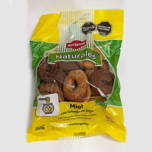 Rosquitas naturales con miel x 250 grs.