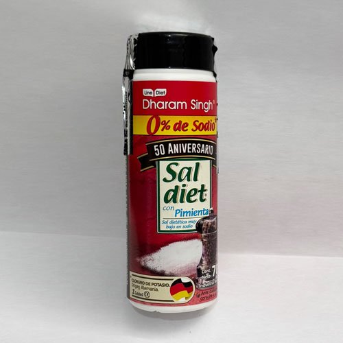 Sal S/sodio Pimienta x 70 grs.
