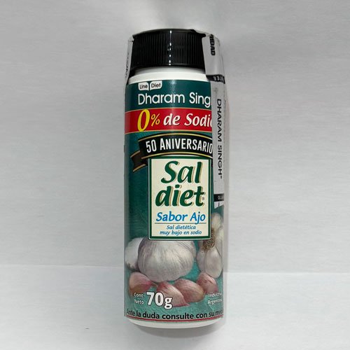 Sal S/sodio Ajo x 70 grs.