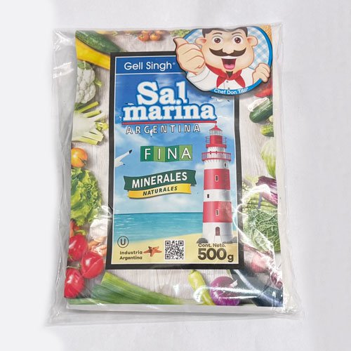 Sal Marina Fina (paquete) x 500 grs.