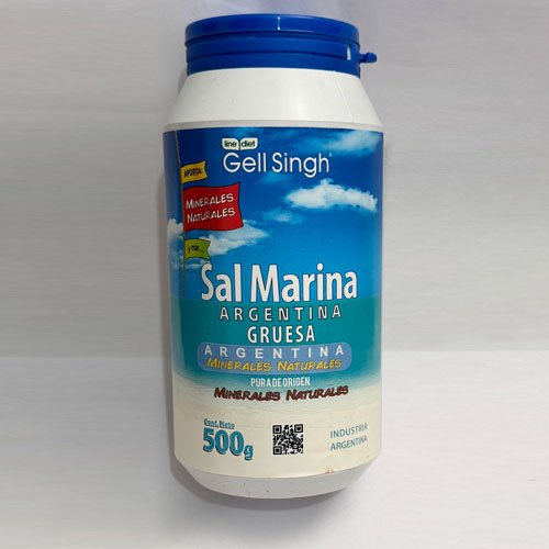 Sal Marina Gruesa Parrillera (pote) x 500 grs.