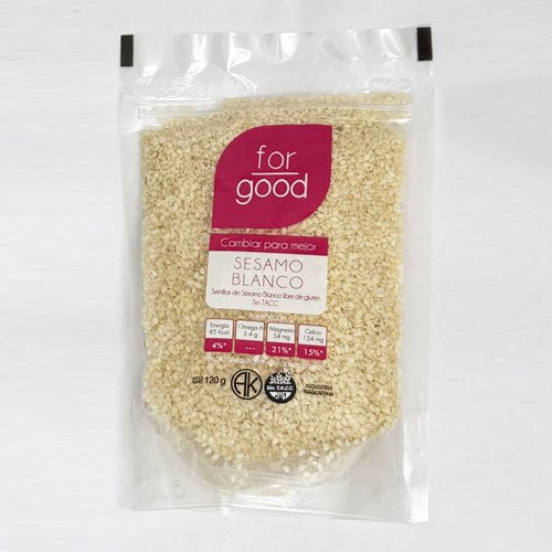 Semillas de Sésamo Blanco (doypack) x 120 grs.